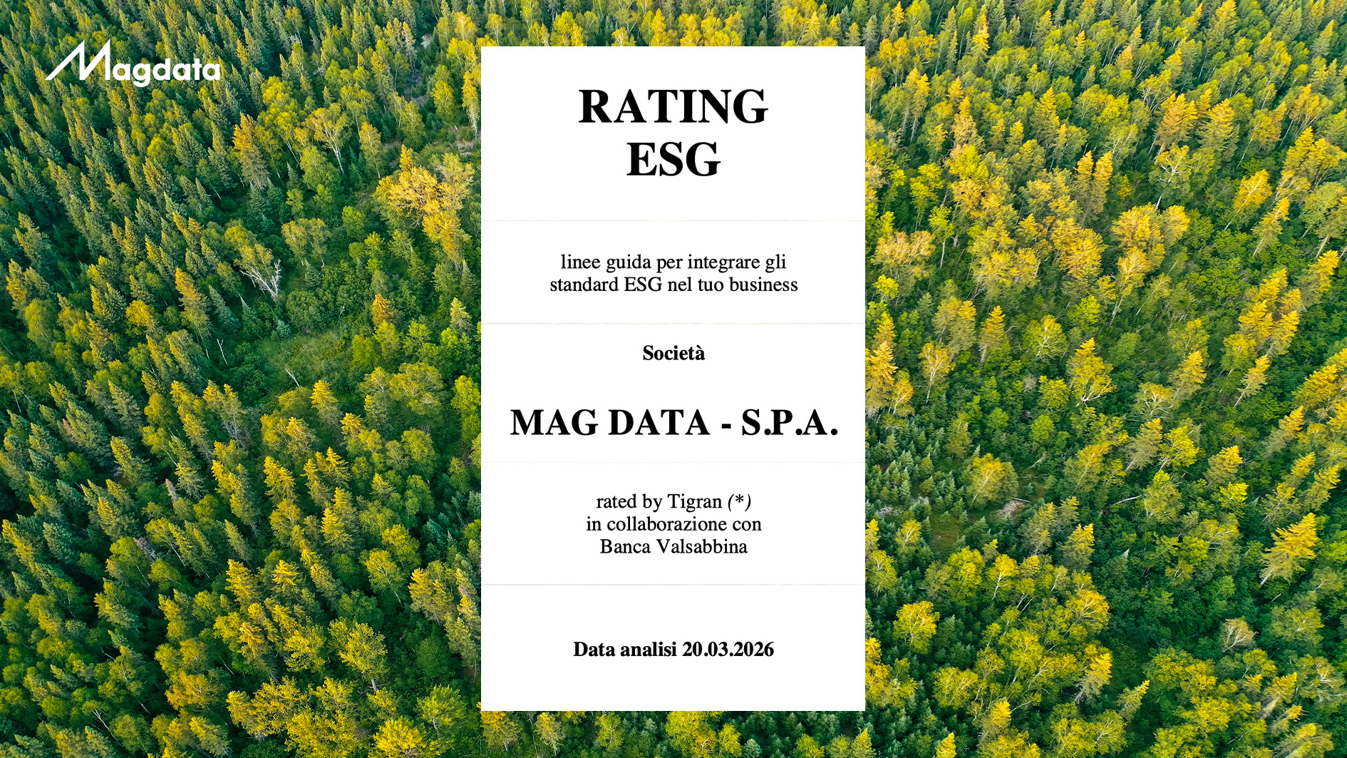 ESG performance: the importance of sustainable and traceable growth